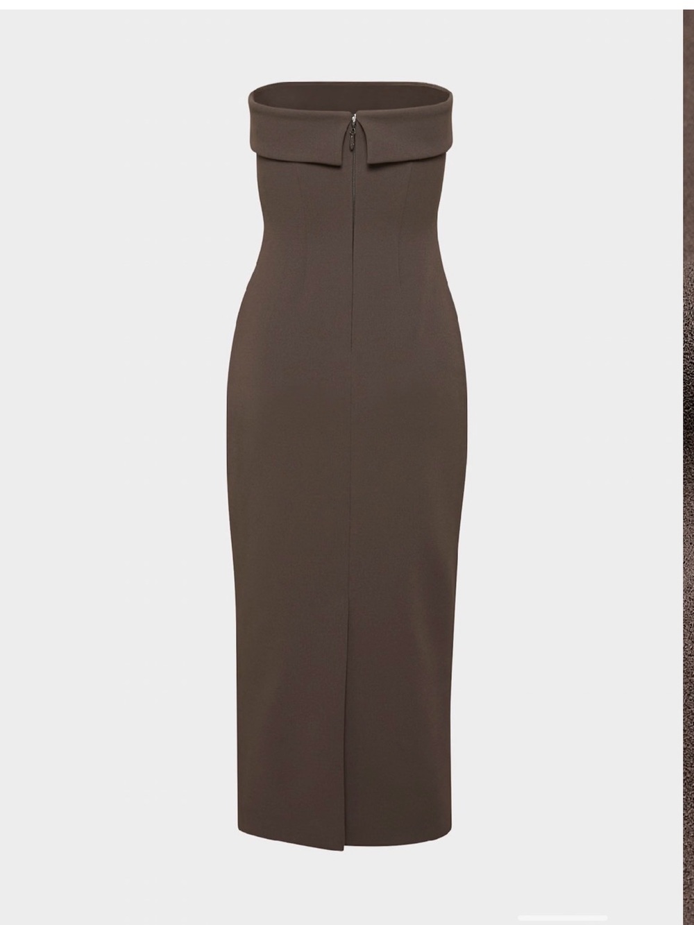 Aritzia Eyecatcher Mocha Brown Dress Sz XS NWT - Picture 4 of 4